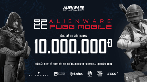 Giải đấu PUBG Mobile Alienware ESC Nationals 2022 ĐH Bách Khoa HN