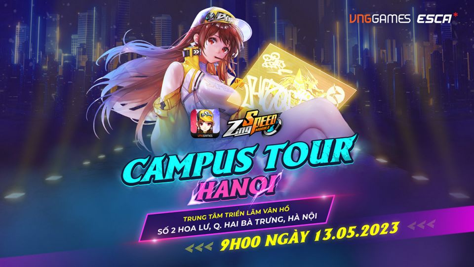 Giải đấu ZingSpeed Mobile Campus Tour Hanoi