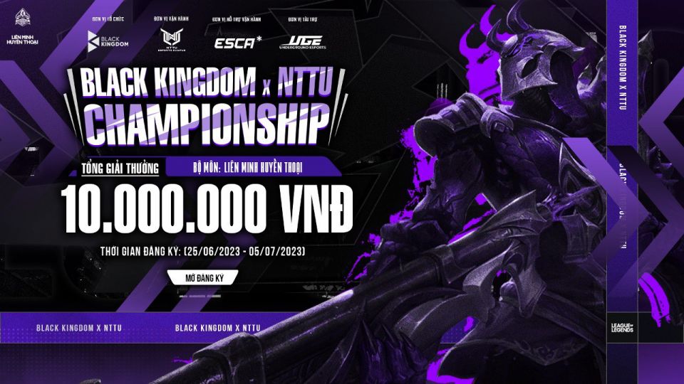 Giải đấu LMHT Black Kingdom x NTTU Championship 