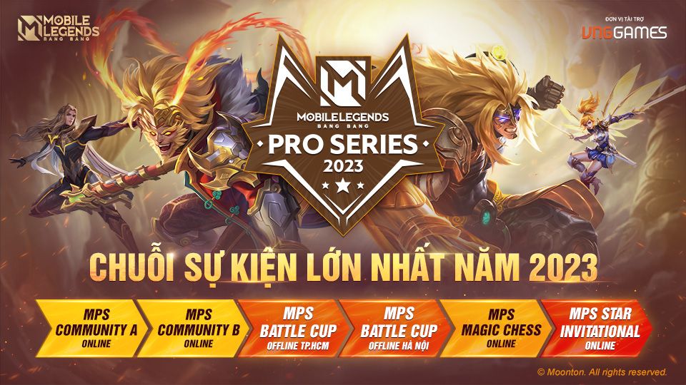 MPS 2023: Chuỗi sự kiện Mobile Legends: Bang Bang lớn nhất năm 2023 chính thức lộ diện