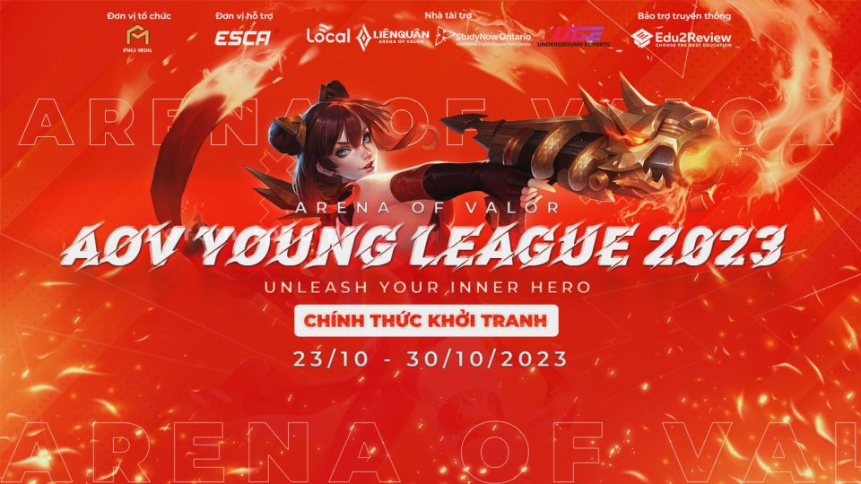 Giải đấu AOV Young League 2023 - Unleash Your Inner Hero