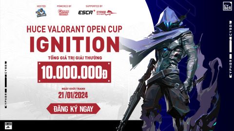 Giải đấu sinh viên HUCE Valorant Open Cup: Ignition