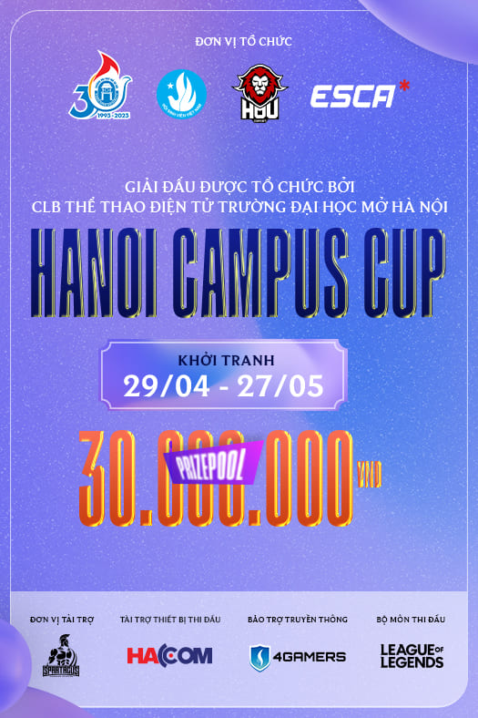 Giải Đấu League Of Legends Hou - Hanoi Campus Cup 2023