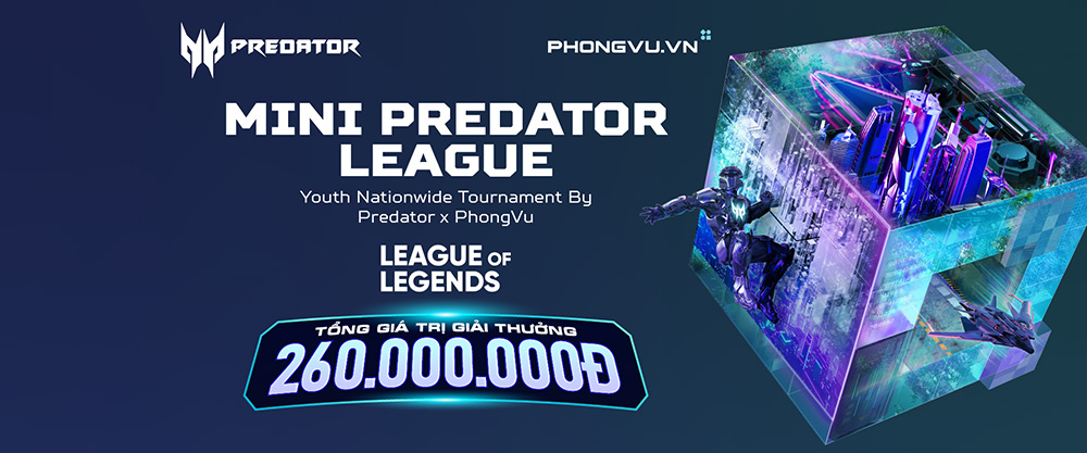 Mini predator league LOL top banner
