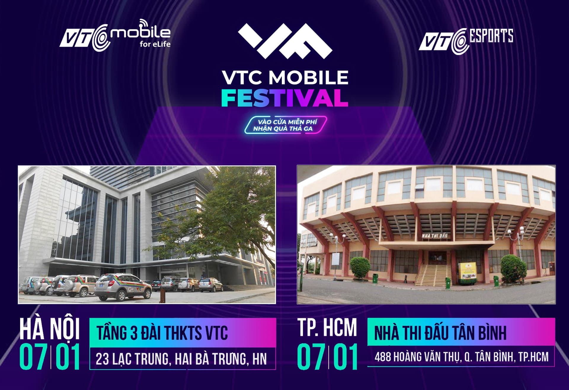 Địa điểm Sự kiện VTC Mobile Festival 