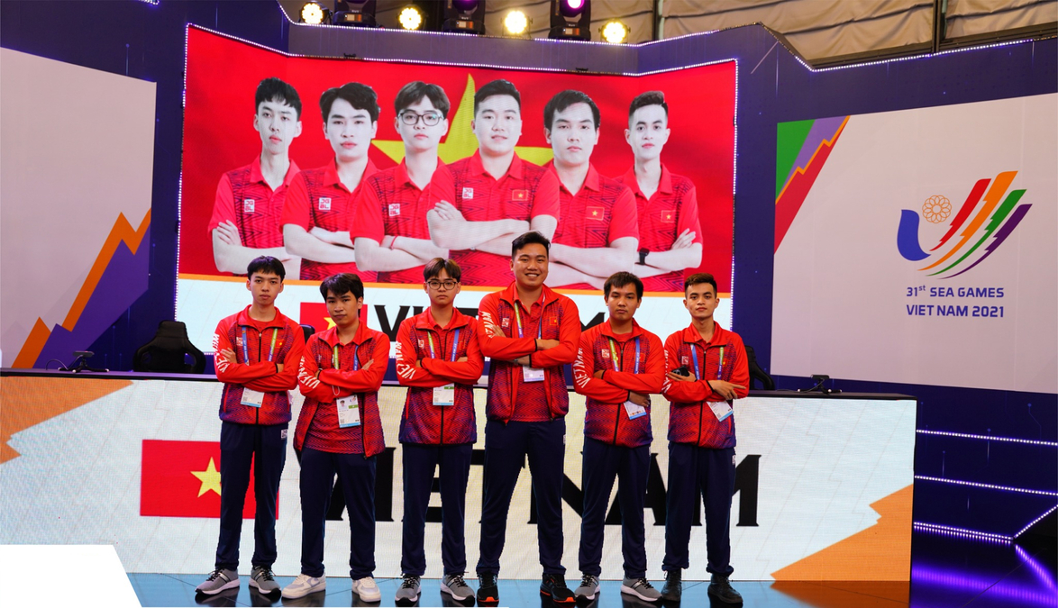 Đội tuyển Việt Nam tham dự SEA Games 31 ở nội dung đồng đội Mobile Legends: Bang Bang.